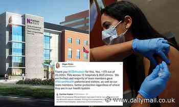 North Carolina hospital system fires about 175 workers for not getting vaccinated