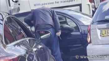 Man pulls knife after driver skips gas line in London