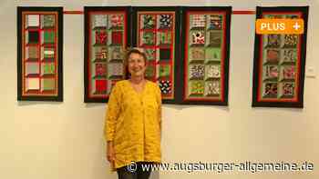 Ausstellung in Aichach: Karin Schmidt malt mit Stoffen - Augsburger Allgemeine