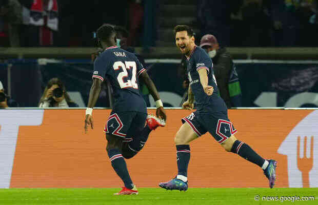 Lionel Messi Scores First PSG Goal vs. Man City in Champions League - Sports Illustrated