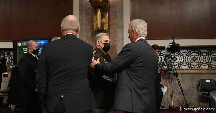 Milley Defends His Calls to China During Trump's Term - The New York Times