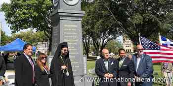 American Philhellenes Monument Dedicated in Wilder Park, Aurora, IL - The National Herald
