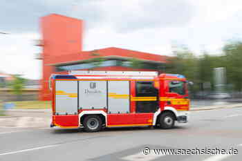Elektroroller steht in Dresden in Flammen - Sächsische.de