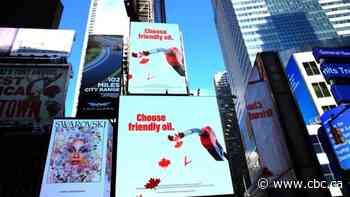 Alberta energy 'war room' launches Times Square ad, expert questions campaign