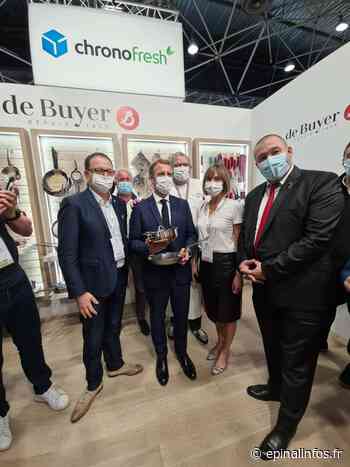 Vosges - Emmanuel Macron prend la pose avec les produits De Buyer - Epinal infos - Epinal Infos