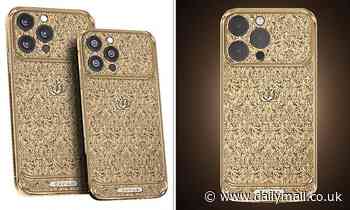 iPhone 13: Designers create a £35,500 gold version of Apple's latest flagship smartphone