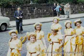Who did the church wake walks in Westhoughton  in the  1950s