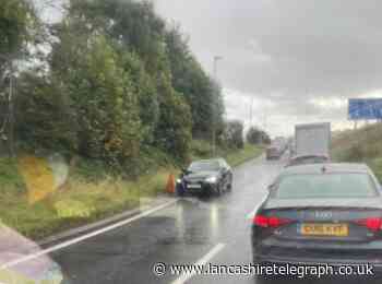'Absolute idiot!' - driver spotted travelling wrong way down M65 slip road to avoid closure queues