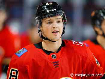 Flames prospect Luke Philp not lamenting missed opportunity, focused on earning another - Calgary Sun