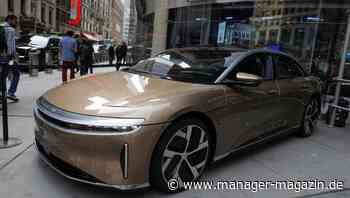 Elektroauto: Lucid hängt Tesla bei der Reichweite ab