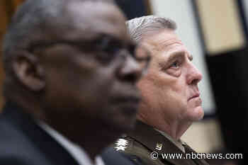 Contradicting Biden, top generals say they recommended a small force stay in Afghanistan