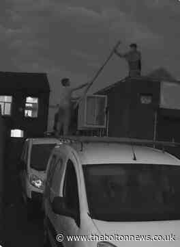 Police hunt for two youths for vandalism