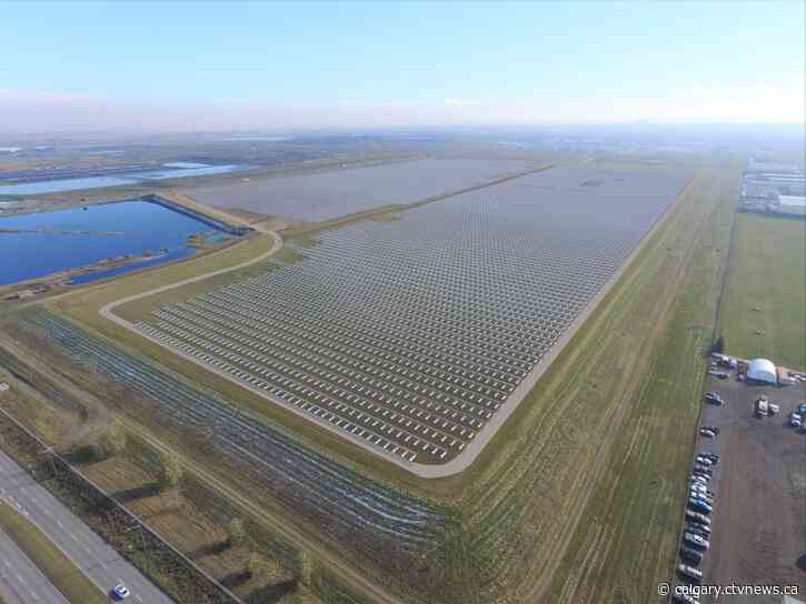 Solar power projects being built in Calgary will be largest in western Canada: ATCO