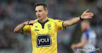 'Favourite place in the world to referee': Sutton ready for decider - NRL.COM
