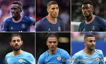 CHRIS SUTTON: Five key battles to watch out for as Manchester City take on Paris Saint-Germain - Daily Mail