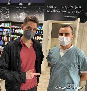Michael Kovrig gets first COVID vaccine dose at east-end Toronto pharmacy - Toronto Star