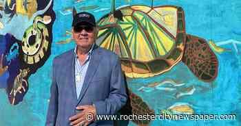 ‘Water is Life’ mural by Seneca artist installed on the Genesee