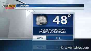 First Alert Weather: Cool air and passing showers Thursday