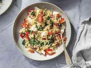 Six O'Clock Solution: Orzo salad with spinach, peppers, tomatoes, basil - Leduc Representative