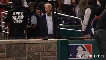 Biden attends Congressional Baseball Game amid push to save his economic agenda
