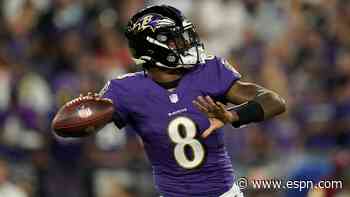 Jackson misses Ravens practice due to sore back