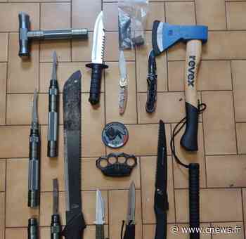 Nice : un véritable arsenal d’armes blanches découvert par les policiers - CNEWS