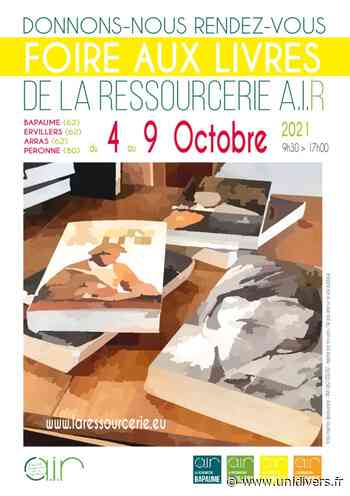 Foire aux livres à la Ressourcerie d’Arras (Pas-de-Calais) La Ressourcerie AIR Arras (Pas-de-Calais) lundi 4 octobre 2021 - Unidivers