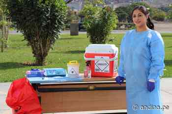 Gina Paola Tello Villena: "seguimos en la primera línea de batalla frente al covid-19" - Agencia Andina