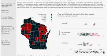 Langlade County joins Forest, 21 other counties in the “critically high” COVID activity level category - WXPR