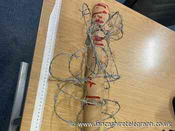 Walking Dead type weapon 'Lucille' seized by police during search