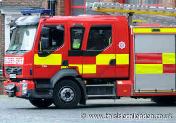 Flaxley Road Morden fire: Man rescued through window