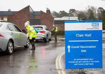Covid-19 booster jabs are being administered at Clair Hall in Haywards Heath - Mid Sussex Times