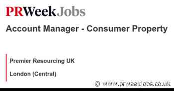 Premier Resourcing UK: Account Manager - Consumer Property