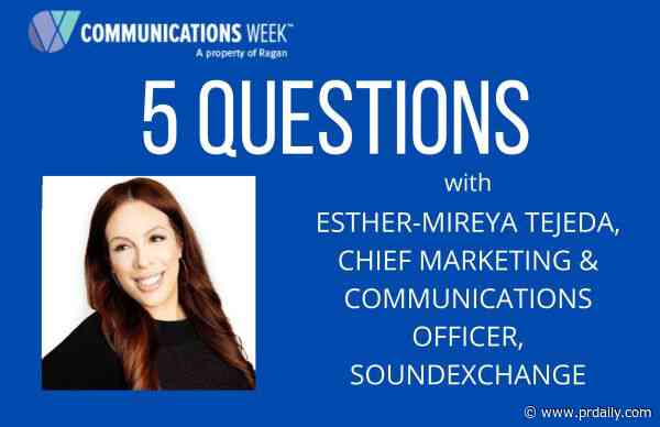 5 questions with SoundExchange’s Esther-Mireya Tejeda