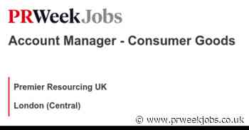 Premier Resourcing UK: Account Manager - Consumer Goods