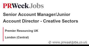 Premier Resourcing UK: Senior Account Manager/Junior Account Director - Creative Sectors