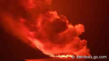 Lava from La Palma eruption finally reaches the Atlantic