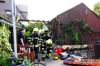 Chemnitz: Nach Schuppeneinsturz in Einsiedel - Besitzer eingeklemmt und verletzt - TAG24