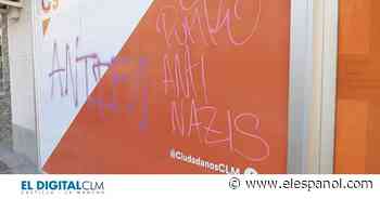 Amanece pintada la sede de Ciudadanos en Cuenca con la palabra "antinazis" - El Digital de Castilla la Mancha