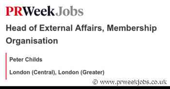Peter Childs: Head of External Affairs, Membership Organisation