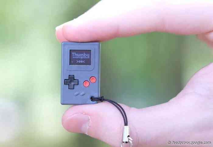 Thumby tiny handheld games console from $19