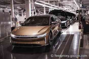 Lucid Air EV goes into production