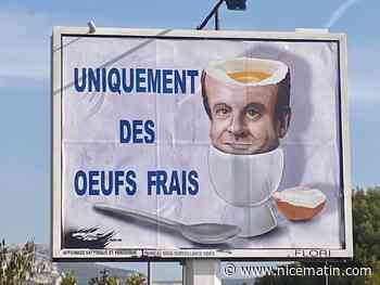 Après le jet d'œuf, l'afficheur varois Flori se paye la tête d'Emmanuel Macron
