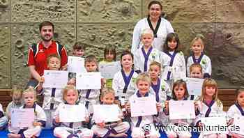 Altmannstein: 18 Kinder bestehen Gürtelprüfung im Taekwondo - donaukurier.de