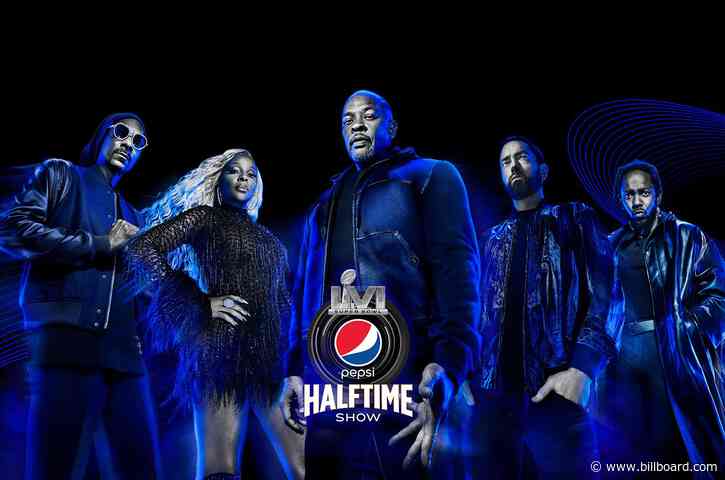 Dr. Dre, Snoop Dogg, Eminem, Mary J Blige & Kendrick Lamar Set for Pepsi Super Bowl LVI Halftime Show