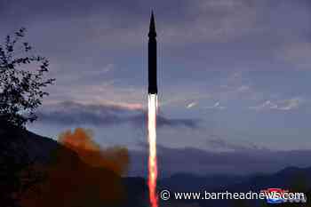 North Korea says hypersonic missile made first test flight - Barrhead News