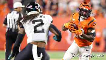Joe Mixon scores to pull the Bengals even