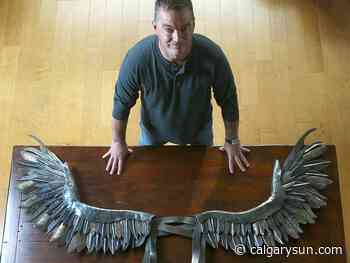 Calgary artist thrilled sculpture returned three years after it was stolen - Calgary Sun