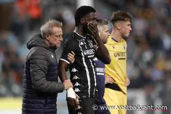 Speler Charleroi opnieuw klaar om te spelen na jukbeenbreuk