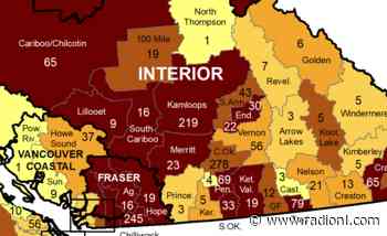 Kamloops, Merritt areas see rise in COVID-19 cases in past week - radionl.com